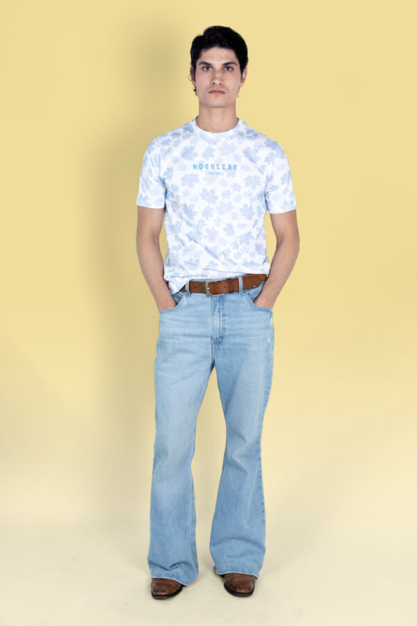 California Leaf Graphic Crop Top